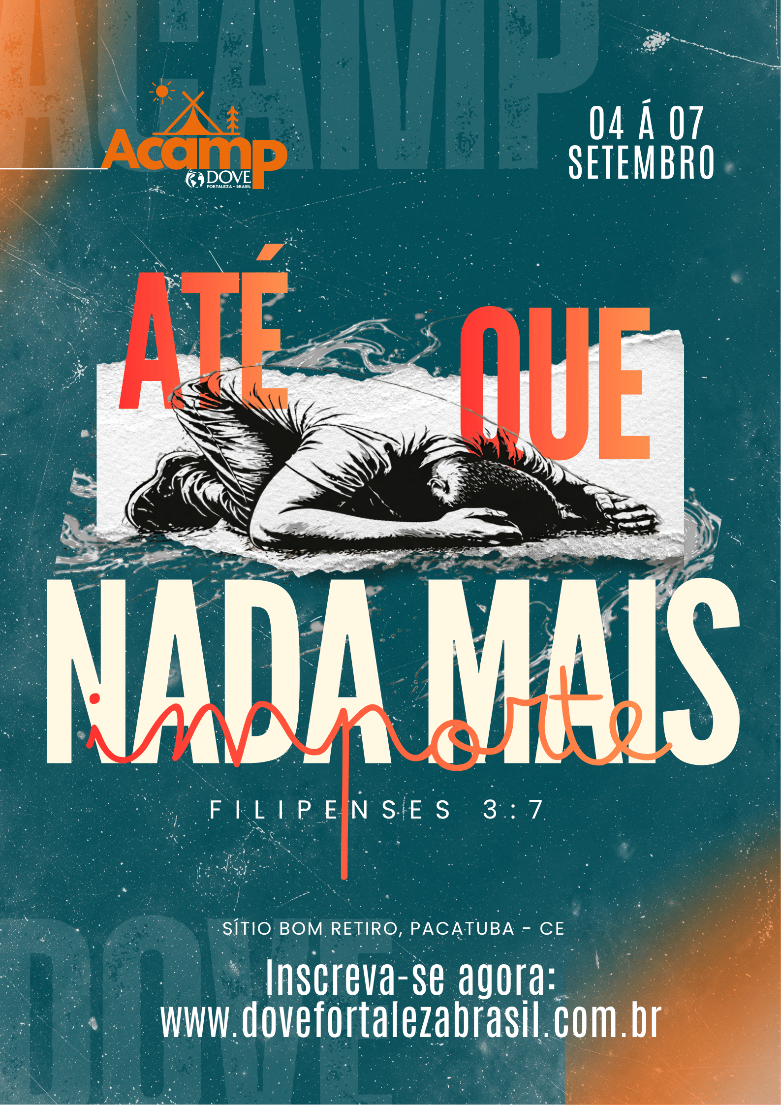 Banner do Acampamento DOVE